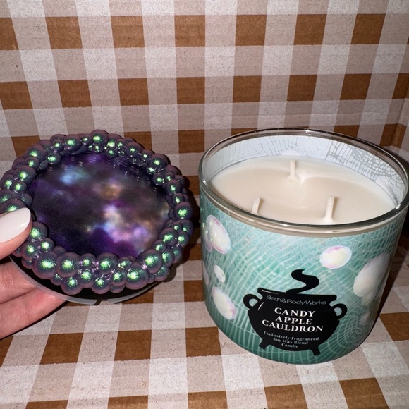 NEW B&BW Candy Apple Cauldron Candle/Bubble Lid - Picture 6 of 7